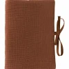 Protège-carnet de santé gaze de coton toffee|BB & Co Discount