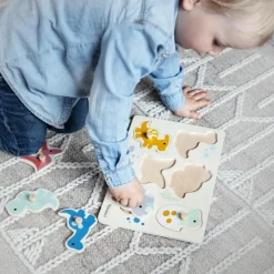 Discount Kindsgut Puzzle à encastrer Dinos (7 pièces)