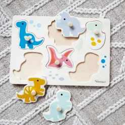 Discount Kindsgut Puzzle à encastrer Dinos (7 pièces)