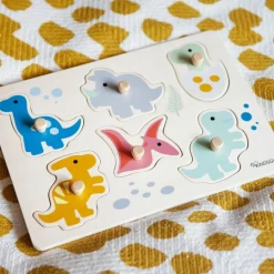 Discount Kindsgut Puzzle à encastrer Dinos (7 pièces)