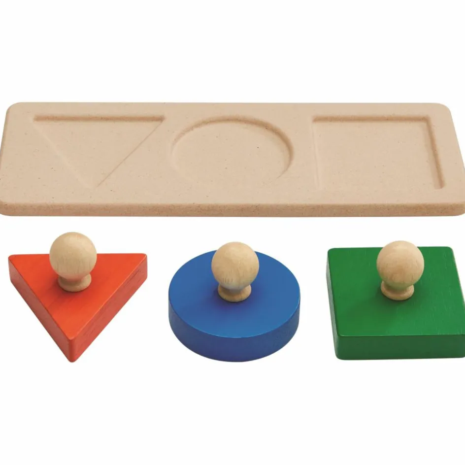 Puzzle à encastrer Montessori (3 pièces)|Plan Toys Sale