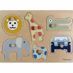 Discount Kindsgut Puzzle à encastrer Safari (7 pièces)