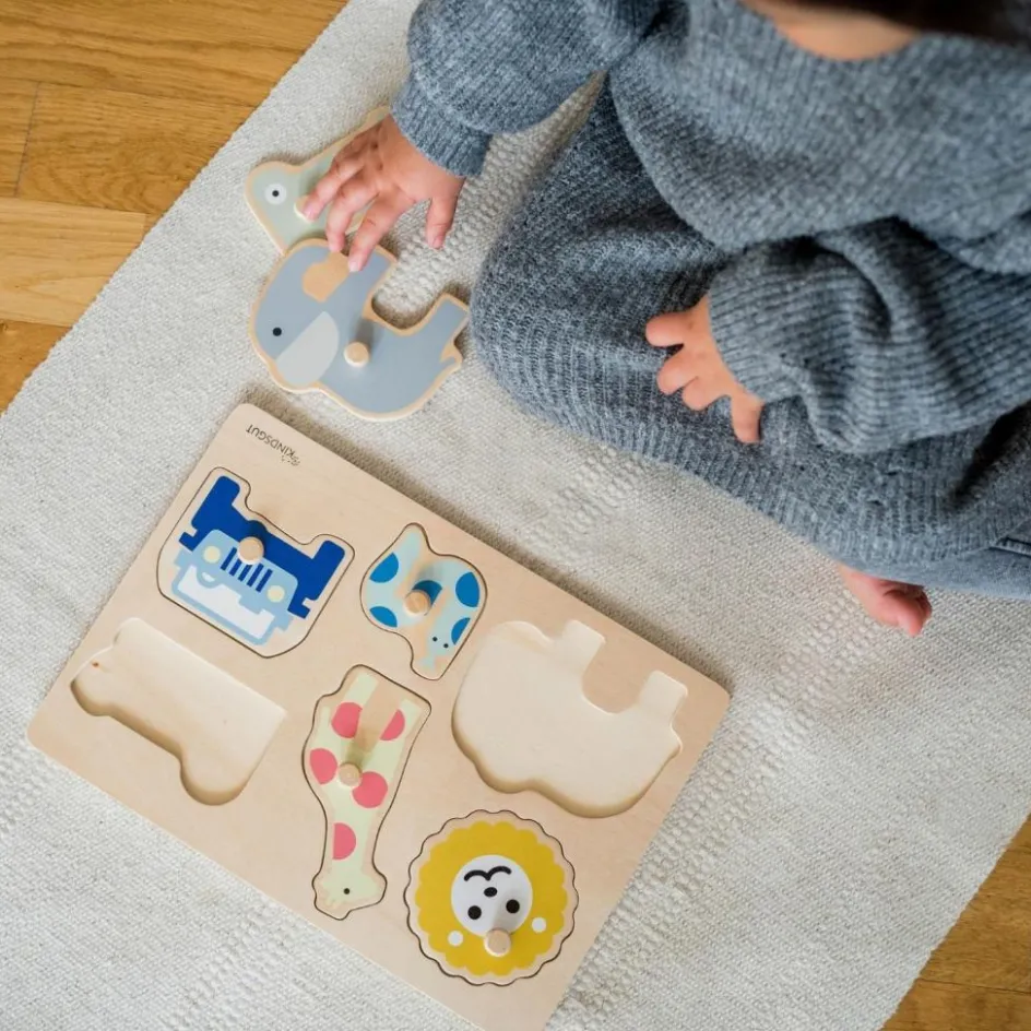 Discount Kindsgut Puzzle à encastrer Safari (7 pièces)
