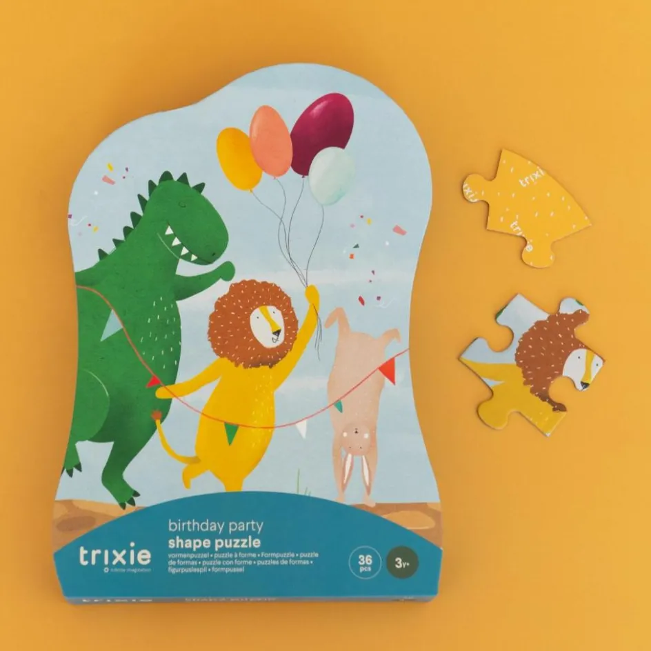 Puzzle à forme Fête d'anniversaire (36 pièces)|Trixie