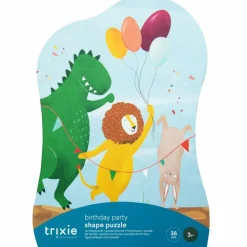 Puzzle à forme Fête d'anniversaire (36 pièces)|Trixie