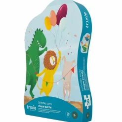 Puzzle à forme Fête d'anniversaire (36 pièces)|Trixie