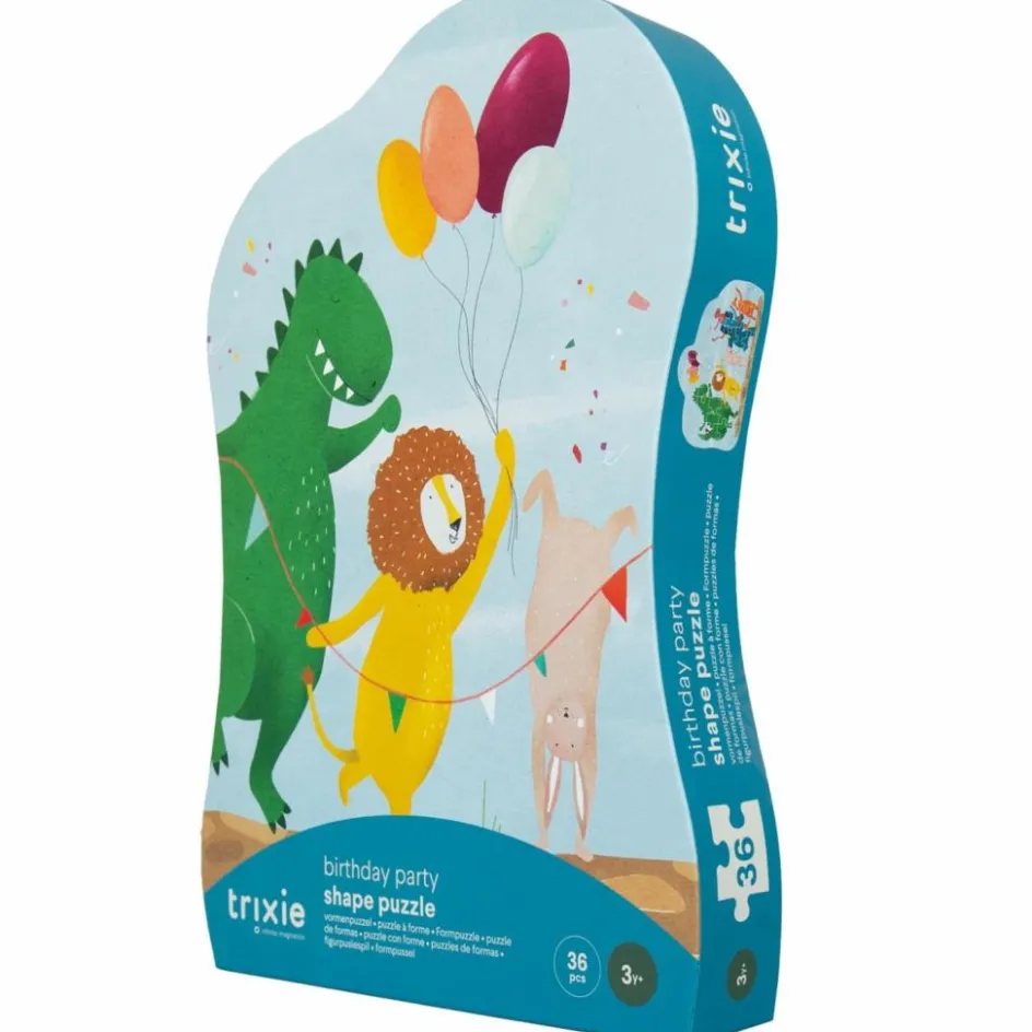 Puzzle à forme Fête d'anniversaire (36 pièces)|Trixie