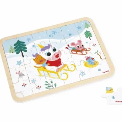 Sale Janod Puzzle A la montagne (24 pièces)