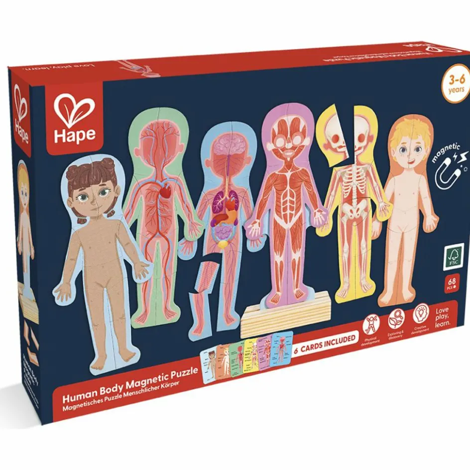 Puzzle aimanté Le corps humain|Hape