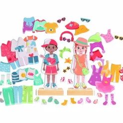 Puzzle aimanté Vêtements (68 pièces)|Hape Outlet