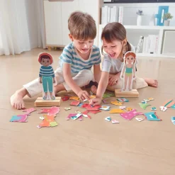 Puzzle aimanté Vêtements (68 pièces)|Hape Outlet
