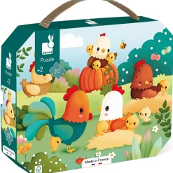 Puzzle Bienvenue à la basse-cour (20 pièces)|Janod Hot