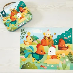 Puzzle Bienvenue à la basse-cour (20 pièces)|Janod Hot