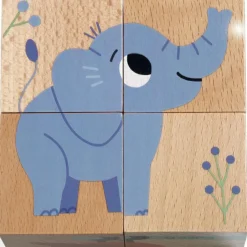 Puzzle cubes Wild & Co (4 cubes)|Djeco Hot