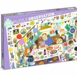 Puzzle d'observation La fête d'anniversaire (54 pièces)|Djeco