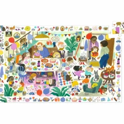 Puzzle d'observation La fête d'anniversaire (54 pièces)|Djeco
