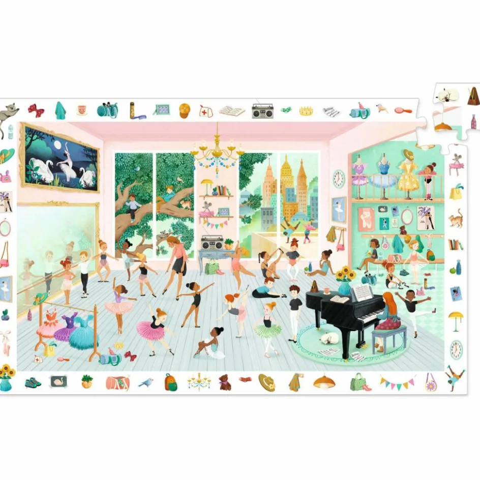 Clearance Djeco Puzzle d'observation L'école de danse (100 pièces)