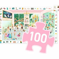 Clearance Djeco Puzzle d'observation L'école de danse (100 pièces)