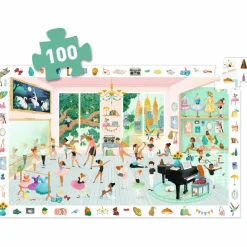 Clearance Djeco Puzzle d'observation L'école de danse (100 pièces)