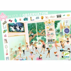Clearance Djeco Puzzle d'observation L'école de danse (100 pièces)