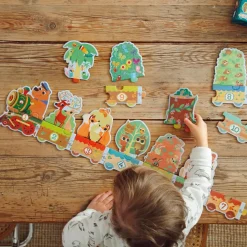 Puzzle duo-trio Je compte (20 pièces)|Djeco Clearance