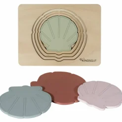 Puzzle en bois Coquillages (6 pièces)|Kindsgut Clearance
