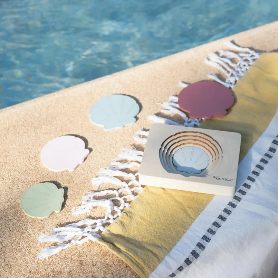 Puzzle en bois Coquillages (6 pièces)|Kindsgut Clearance