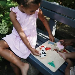 Puzzle en bois Farm (8 pièces)|Mushie Sale