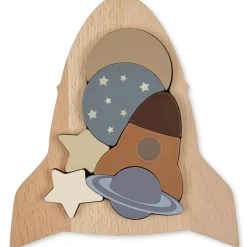 Discount Konges Slojd Puzzle en bois fusée