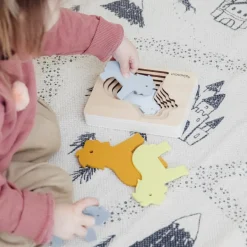 Hot Kindsgut Puzzle en bois Lion (6 pièces)