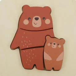 Puzzle en bois Ours (4 pièces)|Sapin Malin