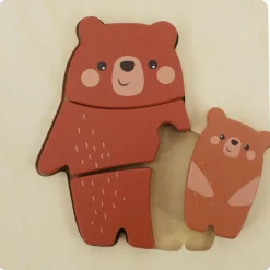 Puzzle en bois Ours (4 pièces)|Sapin Malin