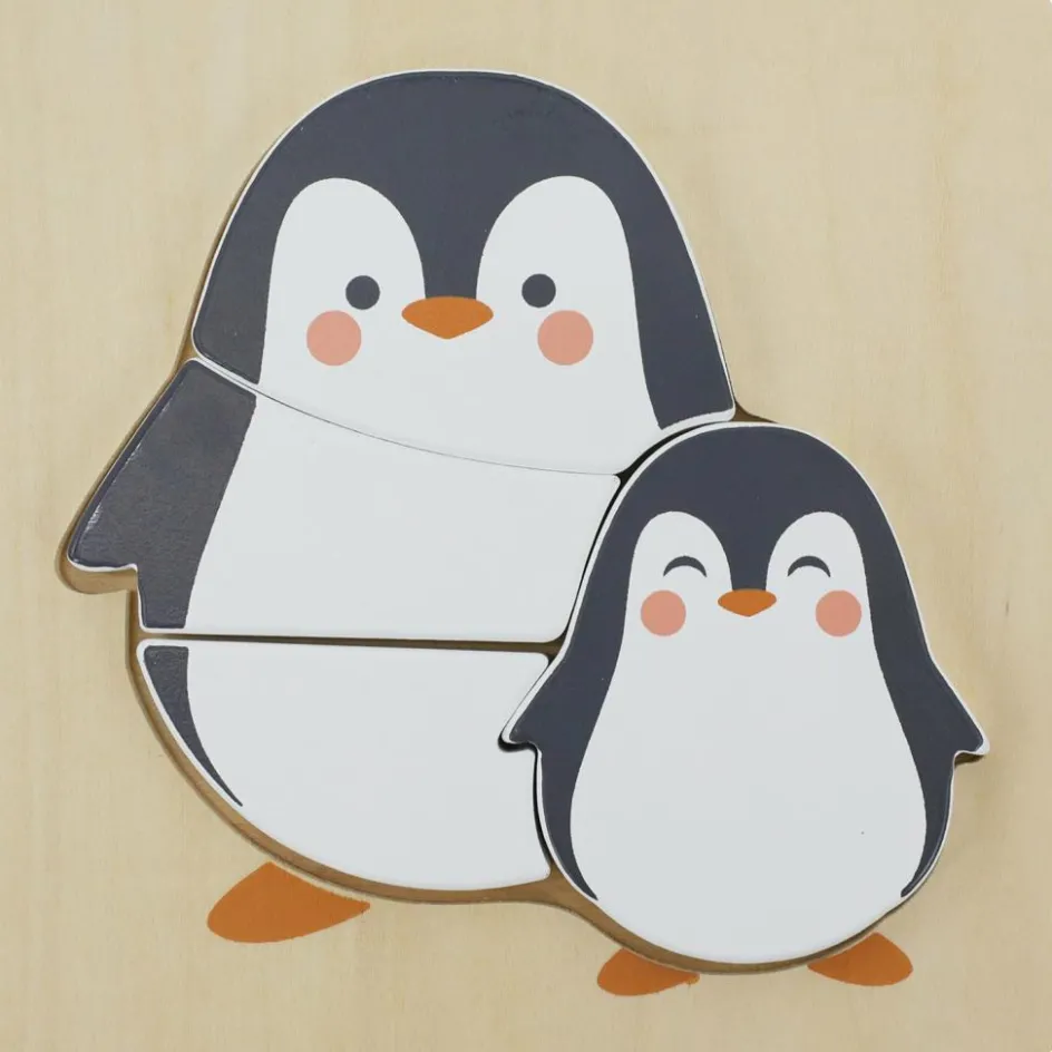 Sale Sapin Malin Puzzle en bois Pingouin (4 pièces)