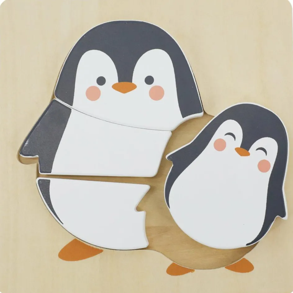 Sale Sapin Malin Puzzle en bois Pingouin (4 pièces)