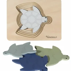 Puzzle en bois Tortue (6 pièces)|Kindsgut Online