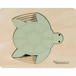 Puzzle en bois Tortue (6 pièces)|Kindsgut Online