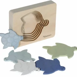 Puzzle en bois Tortue (6 pièces)|Kindsgut Online