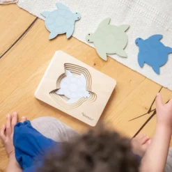 Puzzle en bois Tortue (6 pièces)|Kindsgut Online