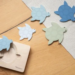 Puzzle en bois Tortue (6 pièces)|Kindsgut Online
