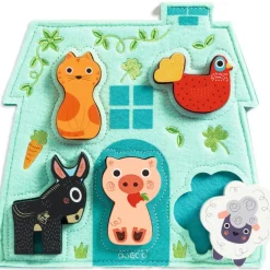 Best Djeco Puzzle en relief Mouki (6 pièces)