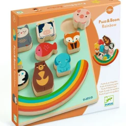 Puzzle en relief Puzz & Boom Rainbow (12 pièces)|Djeco New