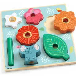 Puzzle en relief Puzz & Stack Happy (7 pièces)|Djeco Online