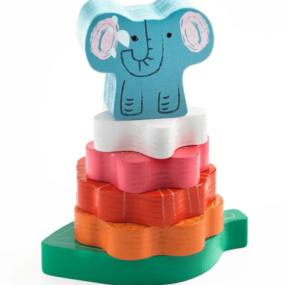 Puzzle en relief Puzz & Stack Happy (7 pièces)|Djeco Online