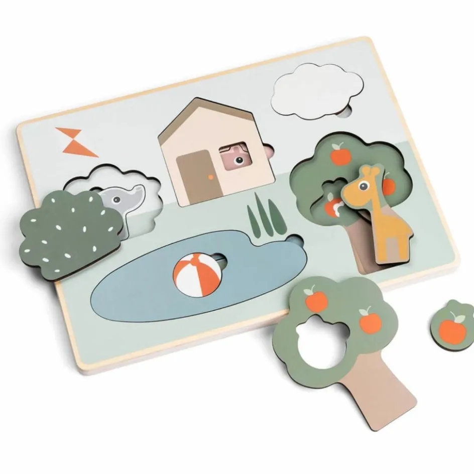 Puzzle encastrable Deer friends Multicolore|Done by Deer Online