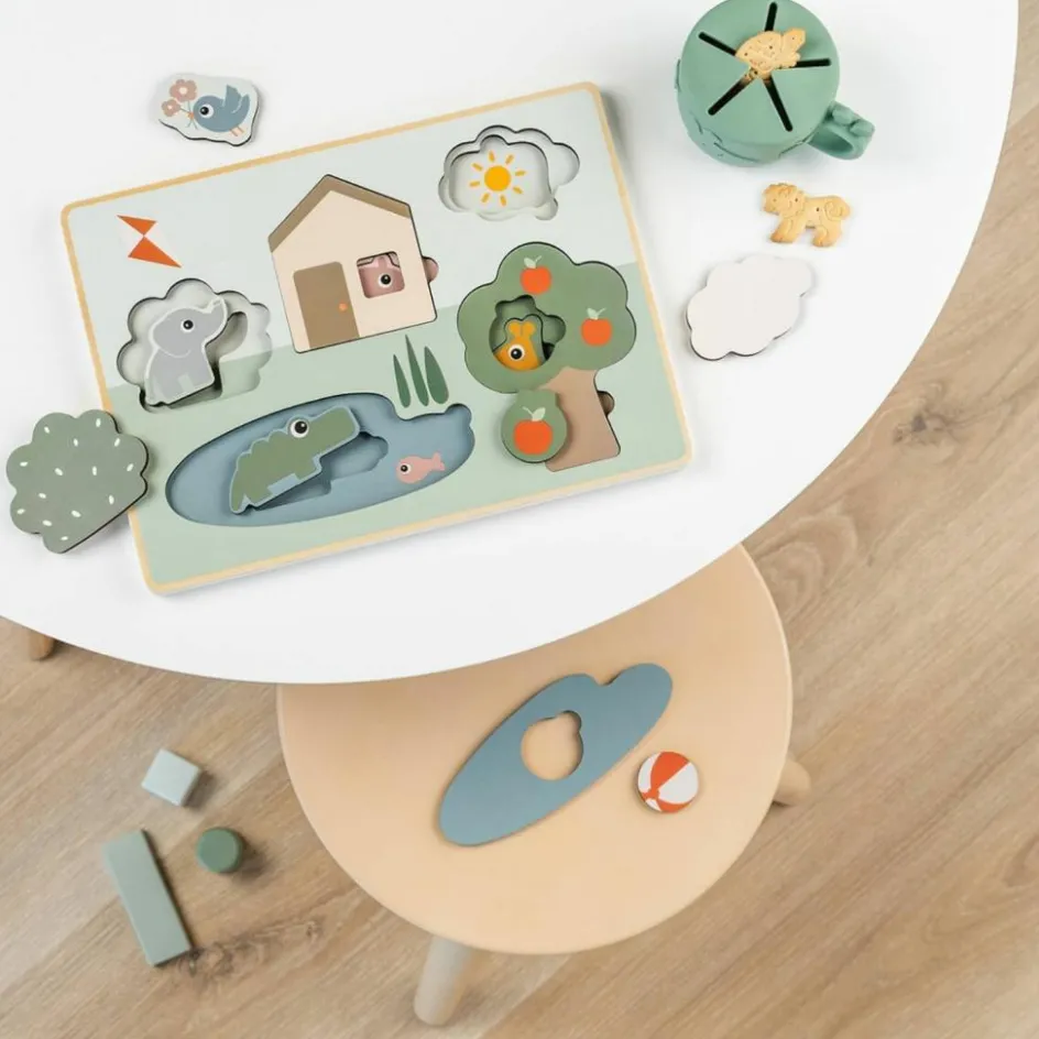 Puzzle encastrable Deer friends Multicolore|Done by Deer Online