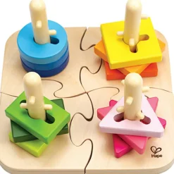 Outlet Hape Puzzle et jeu à encastrer boutons créatifs - Reconditionné