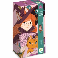 Puzzle géant Lily la sorcière (36 pcs et 1 miniature)|Djeco Clearance