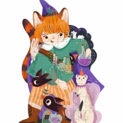 Sale Djeco Puzzle géant Pio le magicien (36 pcs et 1 miniature)