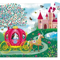 Puzzle Le carrosse d'Elise (54 pièces)|Djeco Discount