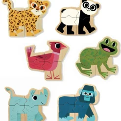 Puzzle magnétique Mixanimo (24 pièces)|Djeco Best